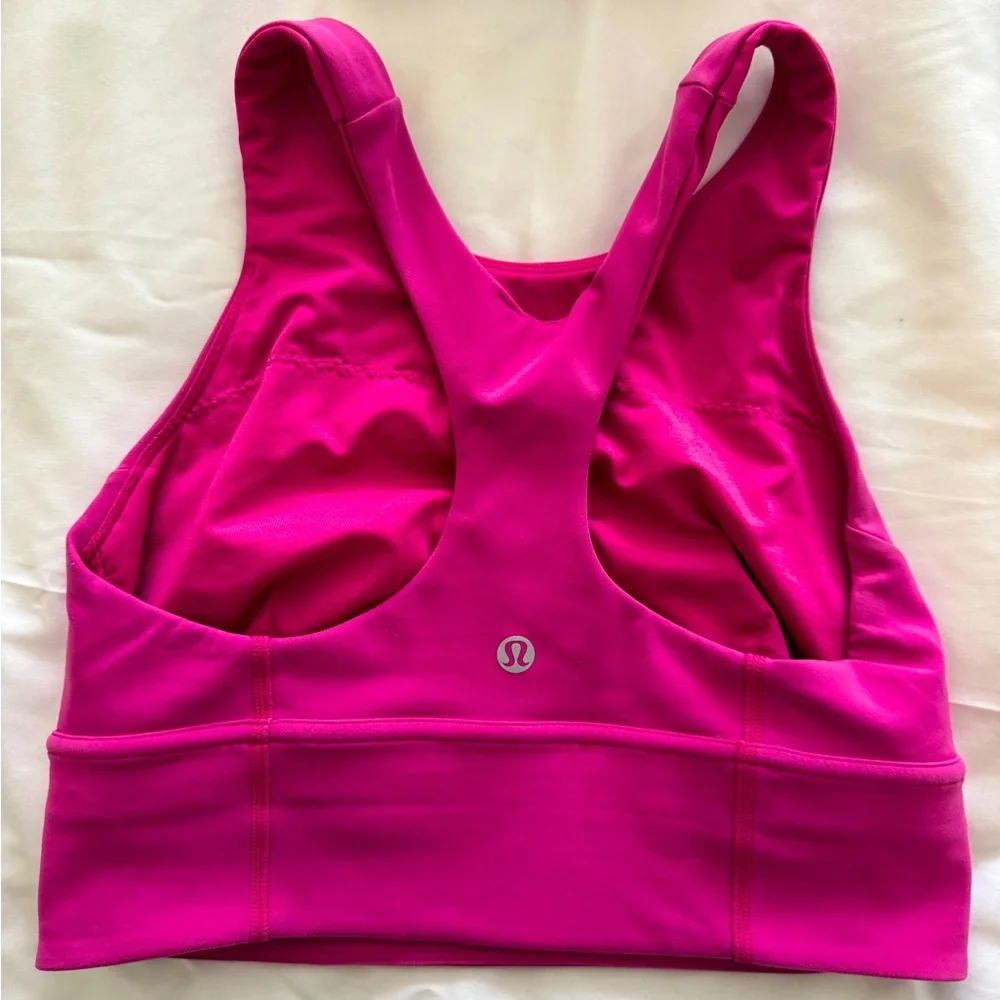Lululemon Longline Bra - Barbie Pink - Picture 1 of 3
